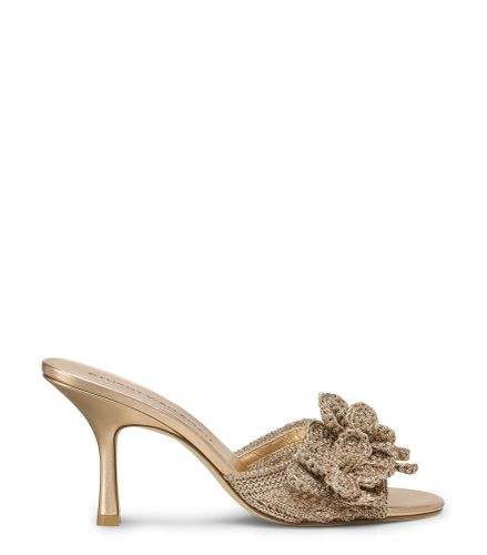 LOTUS SLIDE 85, Mid Season Sale, , LUREX CROCHET/LIQUID METALLIC - Stuart Weitzman - Modalova