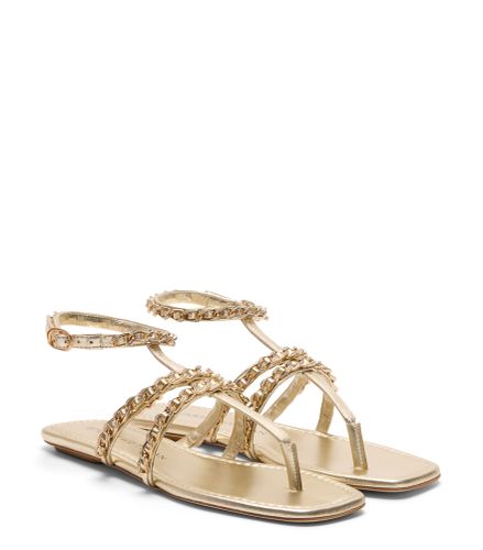 SOLUXE CRYSTAL SANDAL, Flash sale, , LIQUID METALLIC - Stuart Weitzman - Modalova