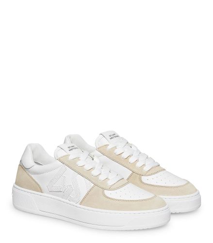 SW COURTSIDE MONOGRAM SNEAKER, SNEAKERS, /, CALF LEATHER/SUEDE - Stuart Weitzman - Modalova