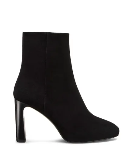 BABETTE BOTTINE ZIPPÉE À PLATEFORME, BOTTES ET BOTTINES, , DAIM/TALON LAMELLÉ - Stuart Weitzman - Modalova