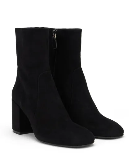 NUBACARI BOTTINE ZIPPÉE 75, BOTTES ET BOTTINES, , DAIM - Stuart Weitzman - Modalova