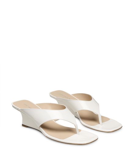 VINNIE WEDGE THONG 50, CHAUSSURES COMPENSÉES, , PATENT - Stuart Weitzman - Modalova