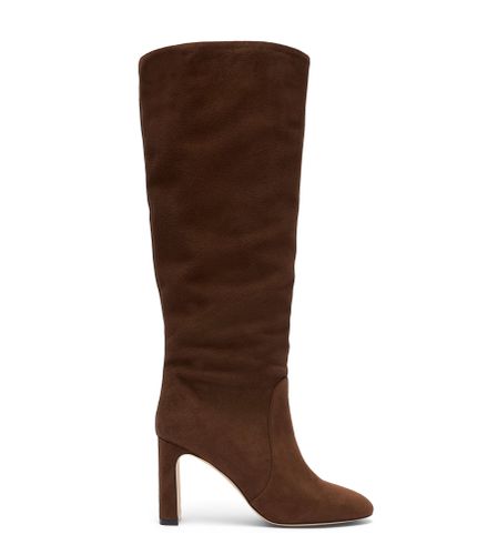 BOTTE TUBE BABETTE 85, BOTTES ET BOTTINES, , DAIM - Stuart Weitzman - Modalova