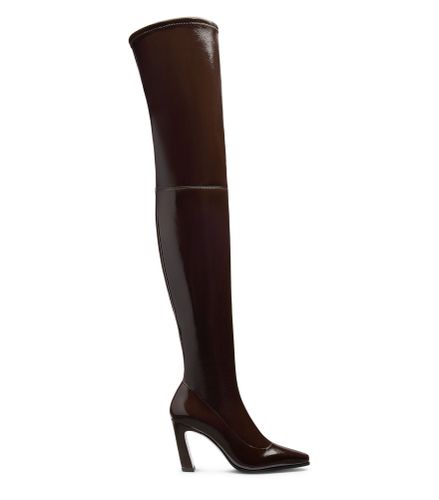 ULTRA STASSI BOTTE 85, BOTTES ET BOTTINES, , VINYLE STRETCH FROISSÉ - Stuart Weitzman - Modalova
