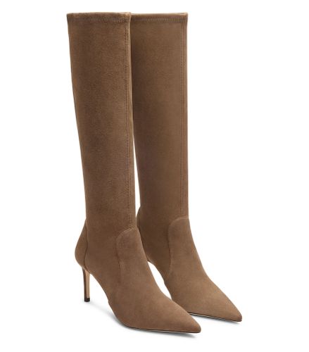 STUART POWER BOTTE 75, BOTTES ET BOTTINES, TAUPE PATINÉ, DAIM STRETCH - Stuart Weitzman - Modalova