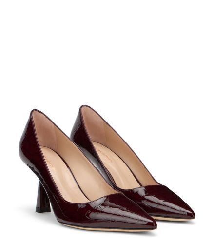 STUART SUPER SCULPT ESCARPIN 75, ESCARPINS, MÛRE, VERNIS CROCO - Stuart Weitzman - Modalova
