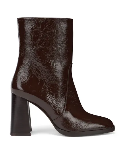 VERA BOTTINE ZIPPÉE, BOTTES ET BOTTINES, , VERNIS FROISSÉ BRILLANT - Stuart Weitzman - Modalova