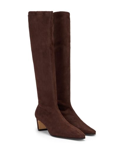 STASSI BOTTE STRETCH 50, BOTTES ET BOTTINES, , DAIM STRETCH - Stuart Weitzman - Modalova