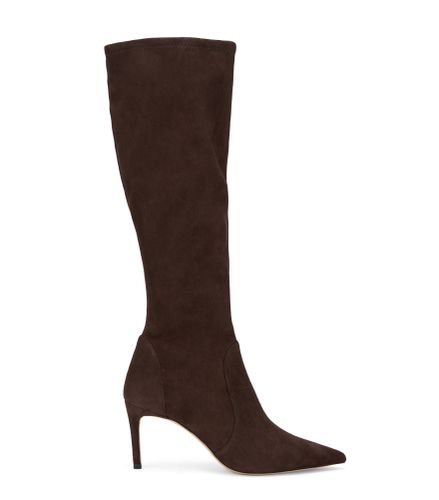 STUART POWER BOTTE 75, BOTTES ET BOTTINES, , DAIM STRETCH - Stuart Weitzman - Modalova