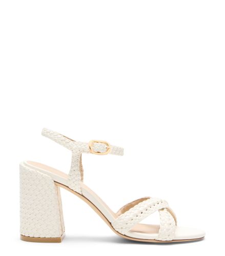 ALYSSA WOVEN BLOCK 85, SANDALLES À TALON HAUT, , WOVEN - Stuart Weitzman - Modalova