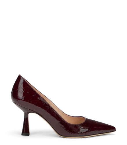 STUART SUPER SCULPT ESCARPIN 75, ESCARPINS, MÛRE, VERNIS CROCO - Stuart Weitzman - Modalova