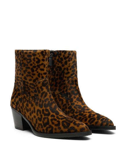 TATE BOOTIE, Last chance, /, LEOPARD HAIR CALF/STACKED - Stuart Weitzman - Modalova
