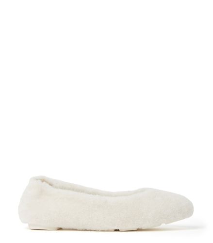 PIROUETTE SUPER CHILL FLAT, SOLDES, CRÈME, MOUTON RETOURNÉ « SHEARLING » - Stuart Weitzman - Modalova