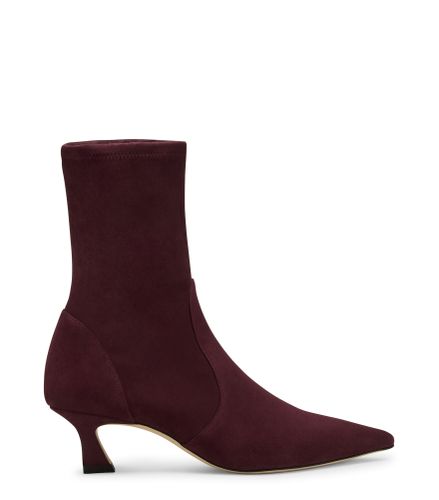 VINNIE BOTTINE 50, BOTTES ET BOTTINES, MÛRE, DAIM STRETCH - Stuart Weitzman - Modalova