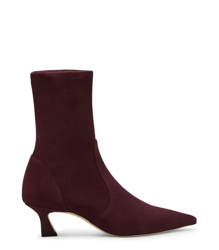 VINNIE BOTTINE 50, BOTTES ET BOTTINES, MÛRE, DAIM STRETCH - Stuart Weitzman - Modalova