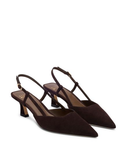 VINNIE 50 ESCARPIN À BRIDE ARRIÈRE, SLINGBACK, , DAIM - Stuart Weitzman - Modalova