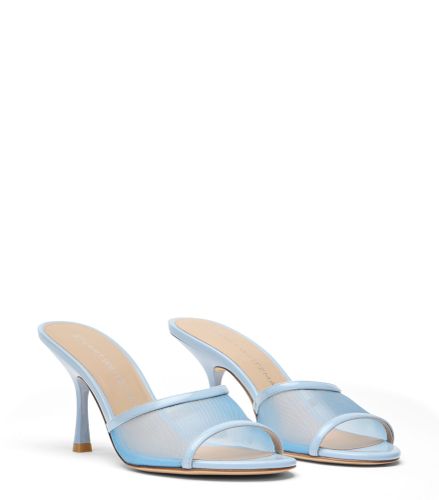 BAREITALL SLIDE 85, SANDALLES À TALON HAUT, , MESH GALA/PATENT - Stuart Weitzman - Modalova