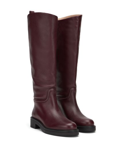 CELIA BOTTE D’ÉQUITATION, BOTTES ET BOTTINES, MÛRE, CUIR À GRAIN FIN - Stuart Weitzman - Modalova