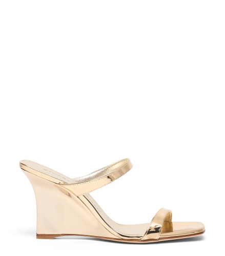VINNIE WEDGE SLIDE 85, MULES, , LEATHER SPECCHIO - Stuart Weitzman - Modalova