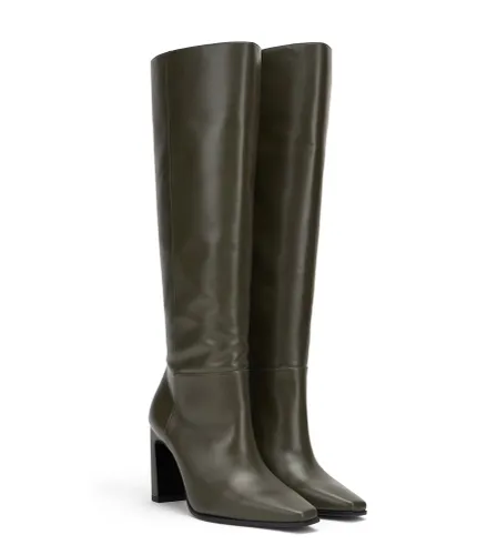 STASSI BOTTE 85, BOTTES ET BOTTINES, FORÊT PROFONDE, CUIR DE VEAU LISSE - Stuart Weitzman - Modalova
