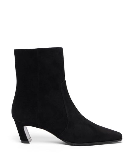 STASSI ZIP BOOTIE 50, BOTTES ET BOTTINES, , SUEDE - Stuart Weitzman - Modalova