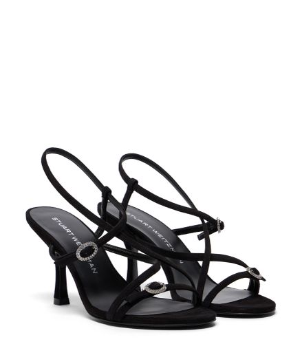 KENSINGTON STRAPPY SANDAL 85, Flash sale, , SUEDE - Stuart Weitzman - Modalova