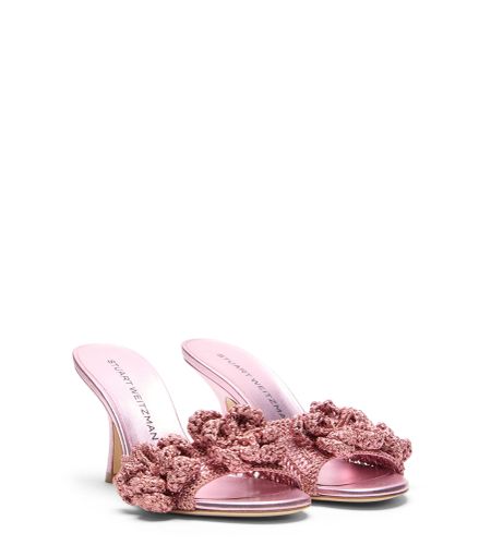 LOTUS SLIDE 85, Flash sale, , LUREX CROCHET/LIQUID METALLIC - Stuart Weitzman - Modalova