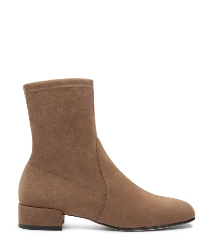 BACARI BOTTINE 25, BOTTES ET BOTTINES, TAUPE PATINÉ, DAIM STRETCH - Stuart Weitzman - Modalova