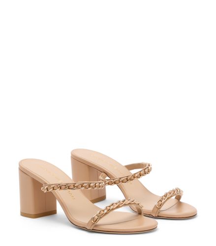 SOLUXE CRYSTAL SLIDE 75, LA SAINT-VALENTIN, , LACQUERED NAPPA - Stuart Weitzman - Modalova