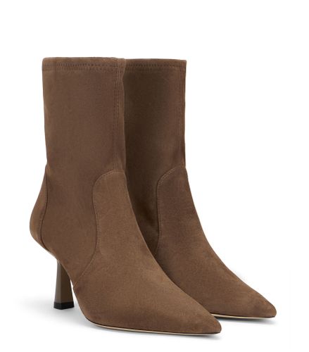 STUART SUPER SCULPT BOTTINE 75, BOTTES ET BOTTINES, TAUPE PATINÉ, DAIM STRETCH - Stuart Weitzman - Modalova