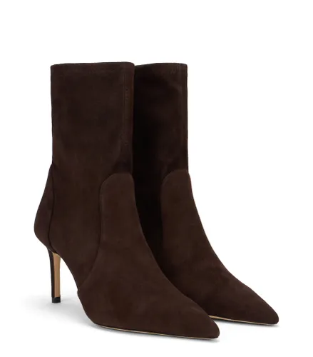 STUART POWER BOTTINE 75, BOTTES ET BOTTINES, , DAIM STRETCH - Stuart Weitzman - Modalova
