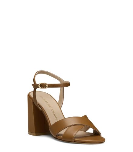 ALYSSA BLOCK 85, SANDALES À TALON CARRÉ, , SMOOTH CALF - Stuart Weitzman - Modalova