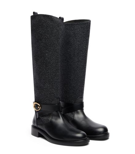 BENNI RIDING BOOT, Last chance, , falltwill/smoothcalf/stacked - Stuart Weitzman - Modalova