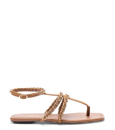SOLUXE CRYSTAL SANDAL, SANDALLES PLATES ET À TALON BAS, , SUEDE - Stuart Weitzman - Modalova