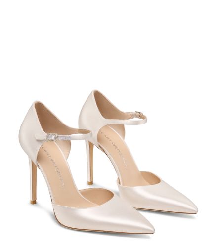 KENSINGTON PUMP 100, L'ÉDITION OCCASION, , SATIN - Stuart Weitzman - Modalova