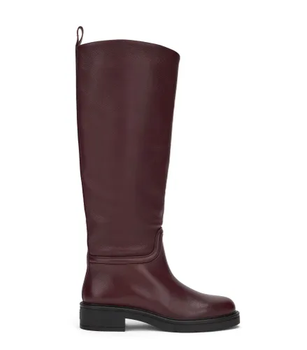 CELIA BOTTE D’ÉQUITATION, BOTTES ET BOTTINES, MÛRE, CUIR À GRAIN FIN - Stuart Weitzman - Modalova