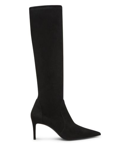 BOTTE STUART POWER 75, BOTTES ET BOTTINES, , DAIM STRETCH - Stuart Weitzman - Modalova