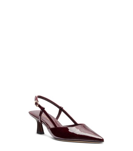 VINNIE 50 ESCARPIN À BRIDE ARRIÈRE, SLINGBACK, MÛRE, VERNIS CROCO - Stuart Weitzman - Modalova