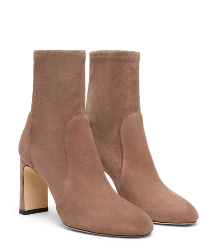 BABETTE BOOTIE 85, Last chance, , SUEDE/SUEDE STRETCH - Stuart Weitzman - Modalova