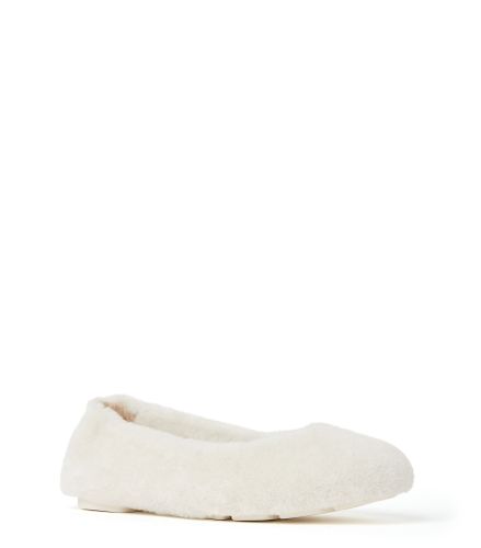 PIROUETTE SUPER CHILL FLAT, SOLDES, CRÈME, MOUTON RETOURNÉ « SHEARLING » - Stuart Weitzman - Modalova