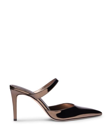 MULE STUART POWER 85, SANDALES, , PIEL EFECTO ESPEJO - Stuart Weitzman - Modalova