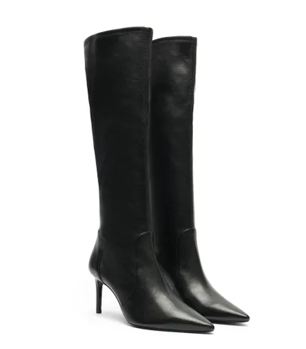 STUART POWER BOTTE 75, BOTTES ET BOTTINES, , CUIR NAPPA STRETCH - Stuart Weitzman - Modalova