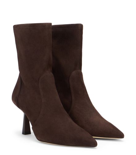 STUART SUPER SCULPT BOTTINE 75, BOTTES ET BOTTINES, , DAIM STRETCH - Stuart Weitzman - Modalova