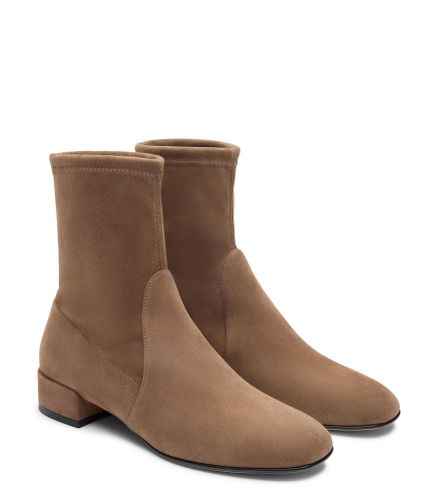 BACARI BOTTINE 25, BOTTES ET BOTTINES, TAUPE PATINÉ, DAIM STRETCH - Stuart Weitzman - Modalova
