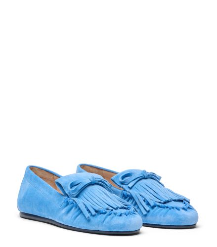 BRITT FRINGE MOCCASIN, SOLDES, , SPORT SUEDE - Stuart Weitzman - Modalova