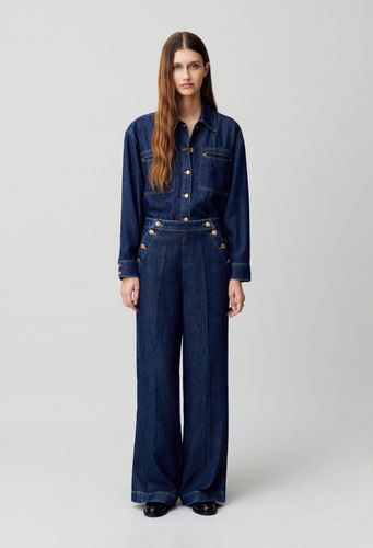 Chemise denim oversize - Claudie Pierlot - Modalova