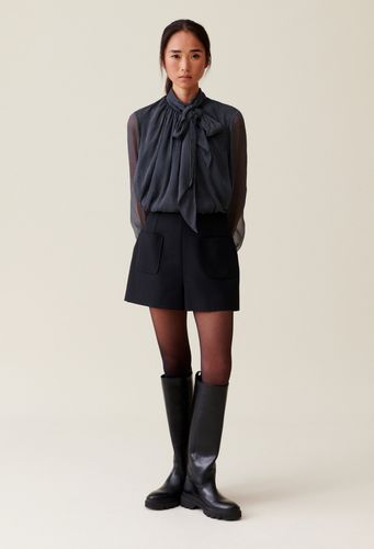 Short taille haute noir - Claudie Pierlot - Modalova