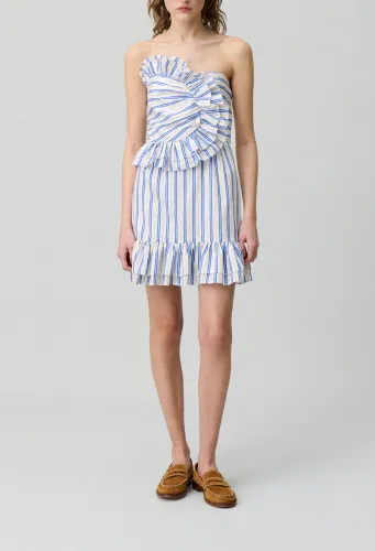 Robe courte volantée - Claudie Pierlot - Modalova