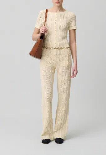 Top crochet - Claudie Pierlot - Modalova