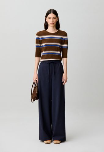 Pantalon large ficelle - Claudie Pierlot - Modalova